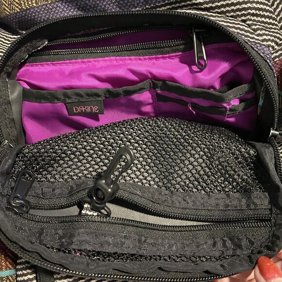 DAKINE Campus Backpack 6 Double Zippers Colorful Striped, Hike, Camp, School - Picture 10 of 11